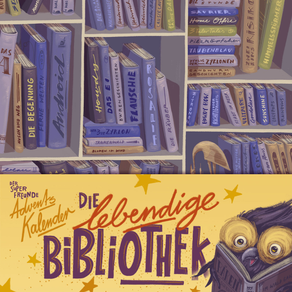 Adventskalender - Die lebendige Bibliothek, A4