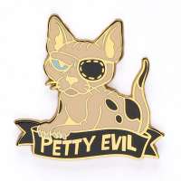 Alternative Alignments Enamel Pin Petty Evil