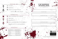 Vampire the Masquerade 5th Expanded Character Sheet...