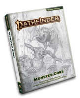 Pathfinder Monster Core Sketch Cover ENGLISCH