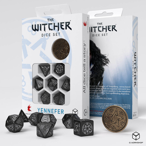 The Witcher Dice Set. Yennefer - The Obsidian Star