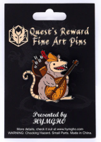 Fine Art Class Pins Melody Nightsong Opossum Bard
