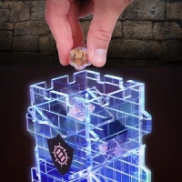 ENHANCE Tabletop LED Dice Tower and Dice Set