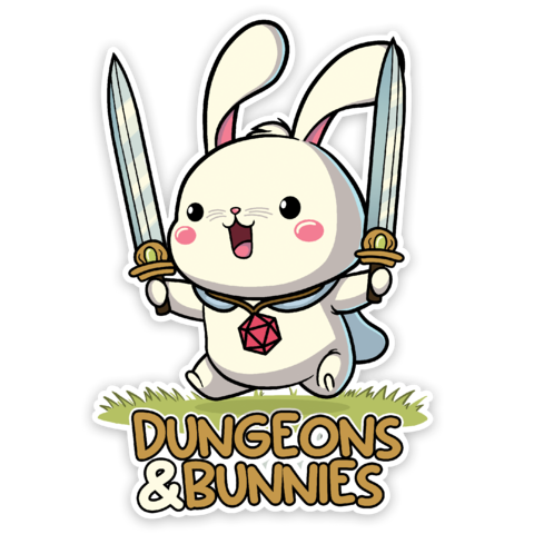 Dungeons and Bunnies Sticker