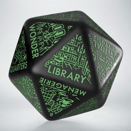 Dungeon Generator Die: Black & Green