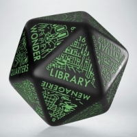 Dungeon Generator Die: Black & Green